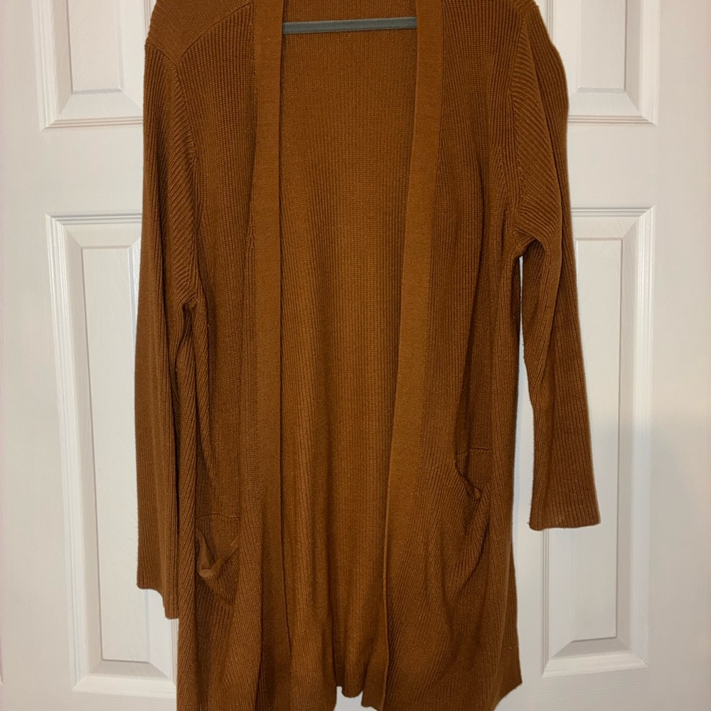 Old Navy Women's Tan Open Front Cardigan